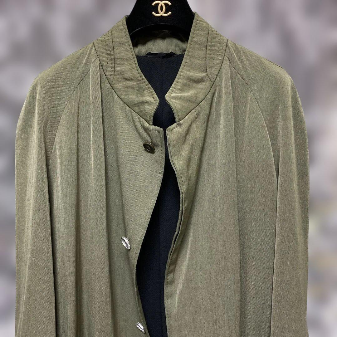 UDO EDLING PARIS カーキ　ギャバジンステンカラーコート