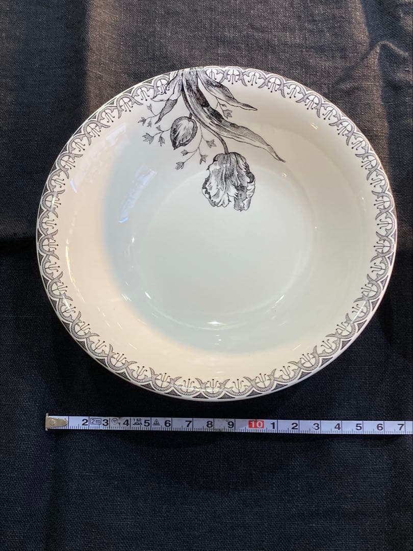 新品未使用 ジアン／GIEN チューリップ／ブラック シリアルボール2枚セット