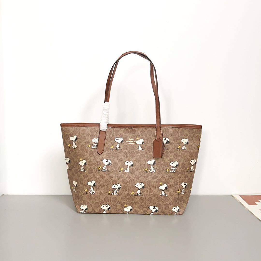 コーチ スヌーピー トートバッグcoach新品・未使用