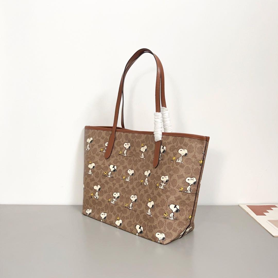コーチ スヌーピー トートバッグcoach新品・未使用