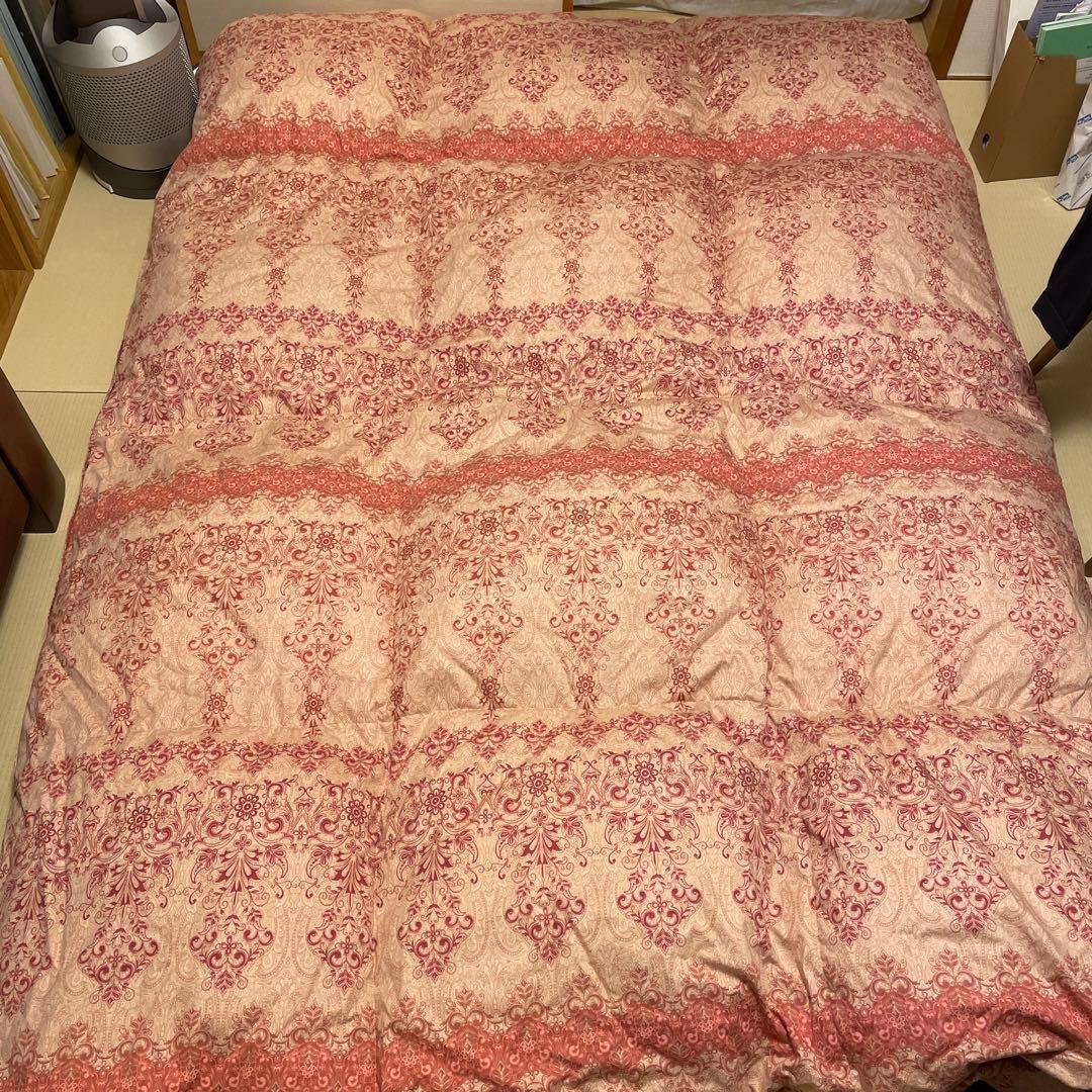 二層掛け　羽毛布団　ハンガリアンホワイトダックダウン