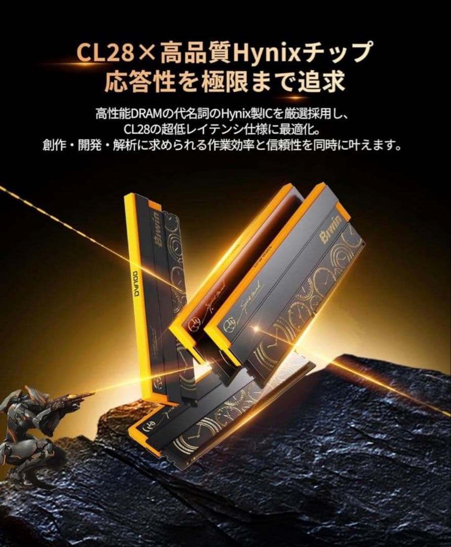 【48GB×4】192GB BiwinDW100 DDR5 管理番号2