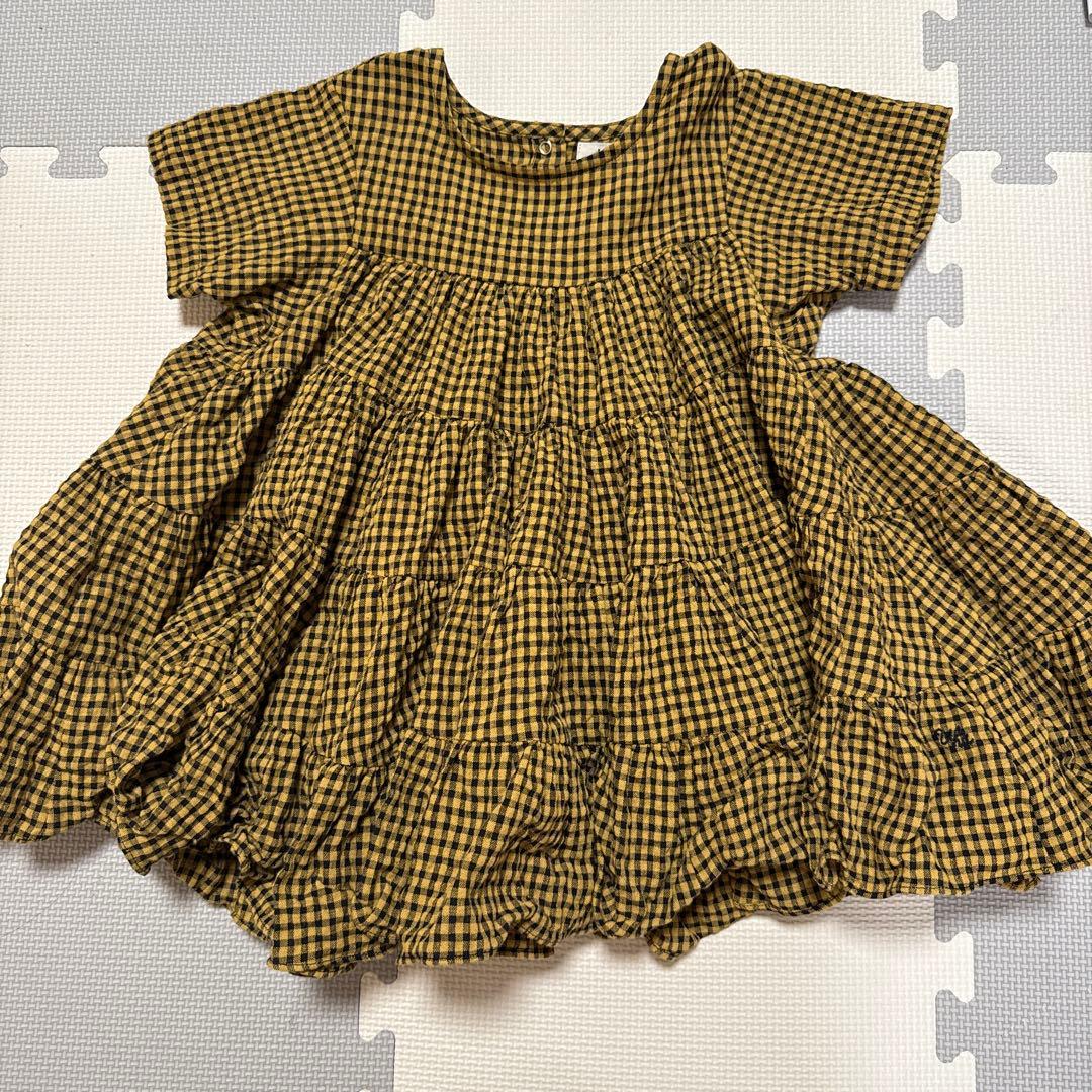 ゆ*★様 uhr チェック ティアードドレス 2025SS