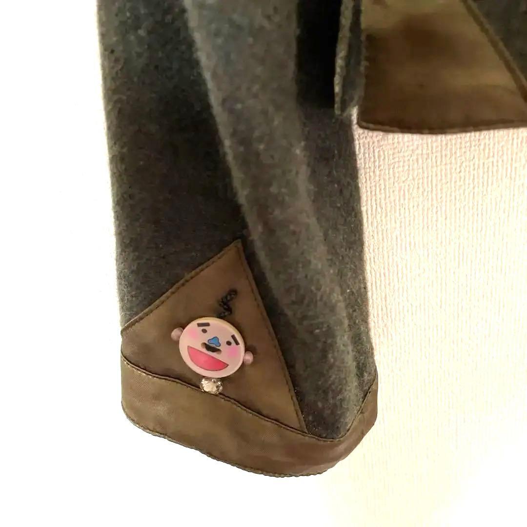 アルベロベロ　ジャケット　ショート丈　軽く暖か　お洒落　濃グリーン　便利　お薦め