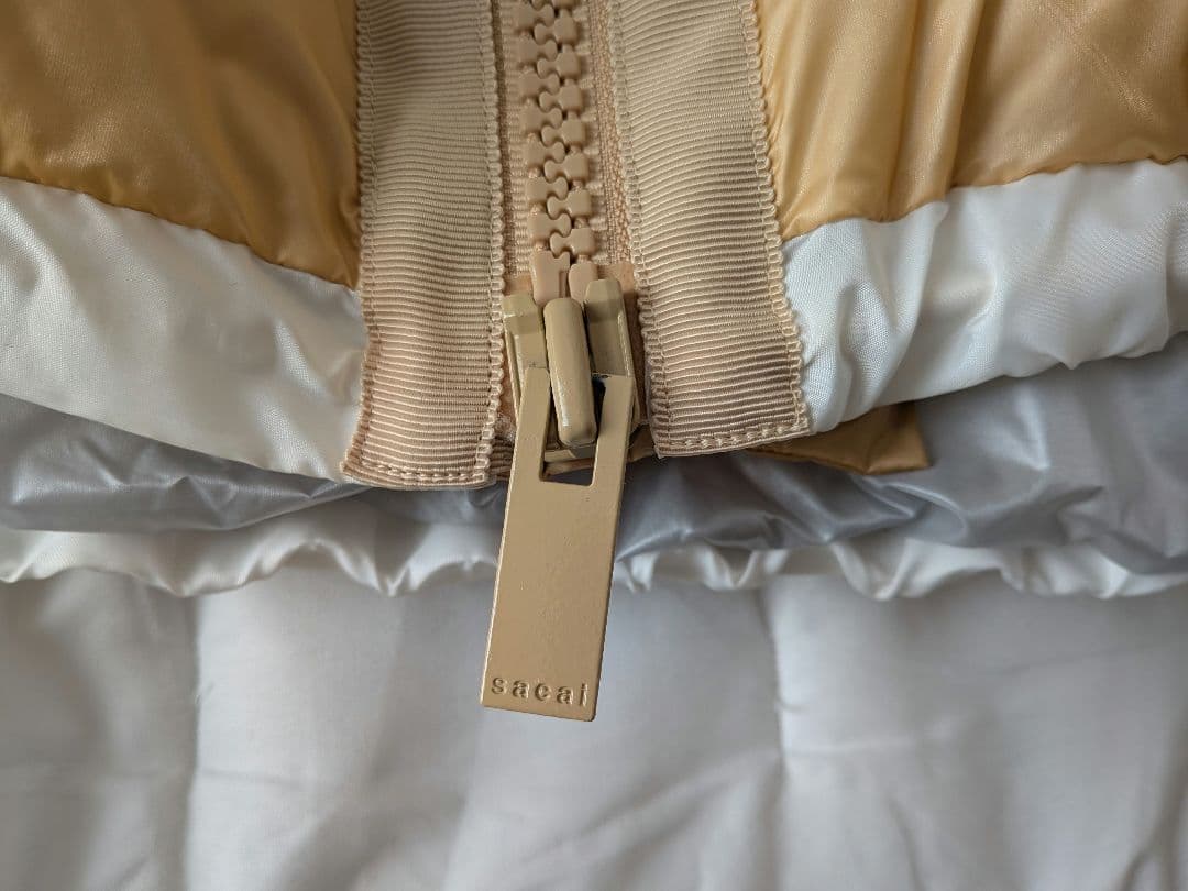 sacai サカイ Puffer アシンメトリー ダウンジャケット