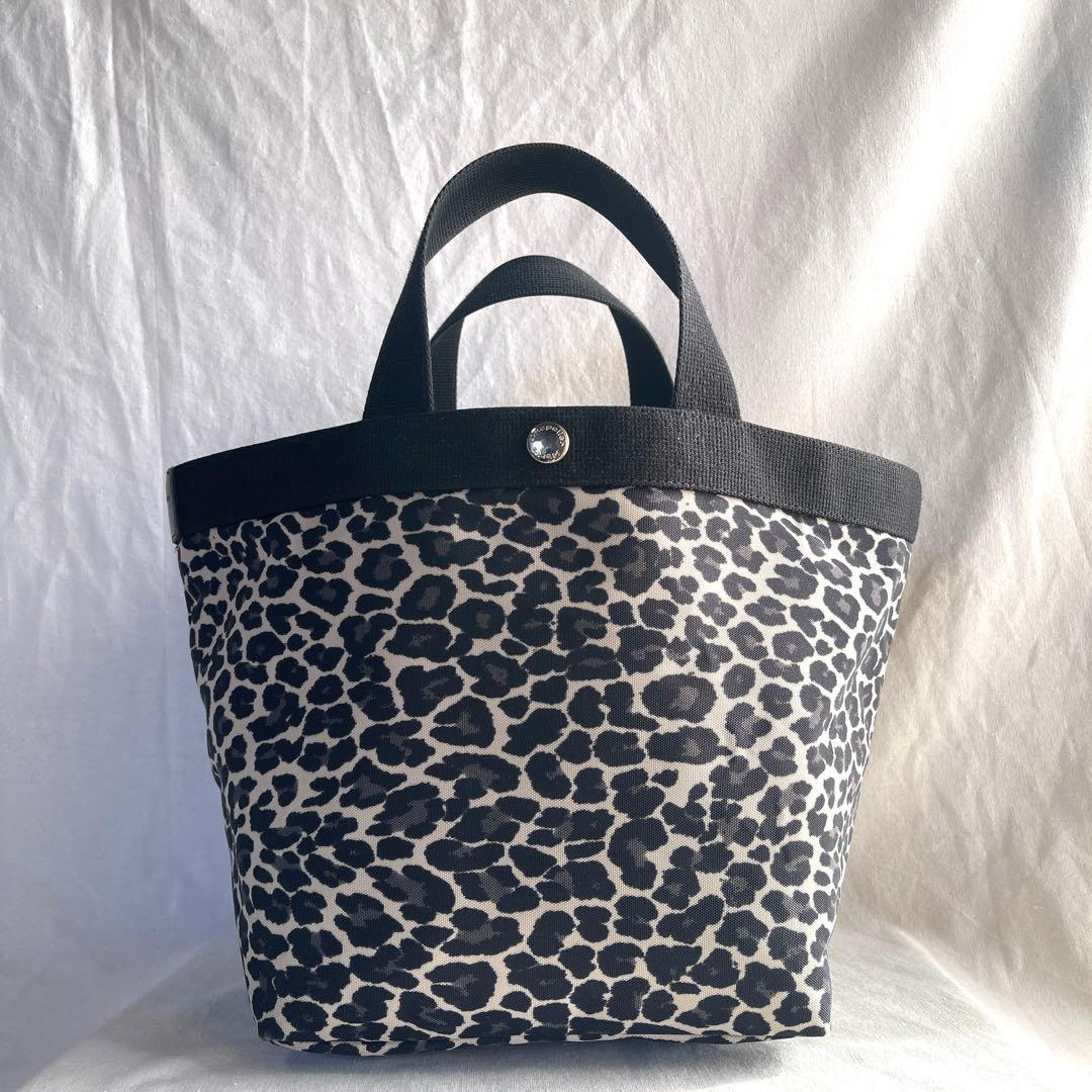 エルベシャプリエ 707FS パンサーブラン×ノワール 舟形トートM