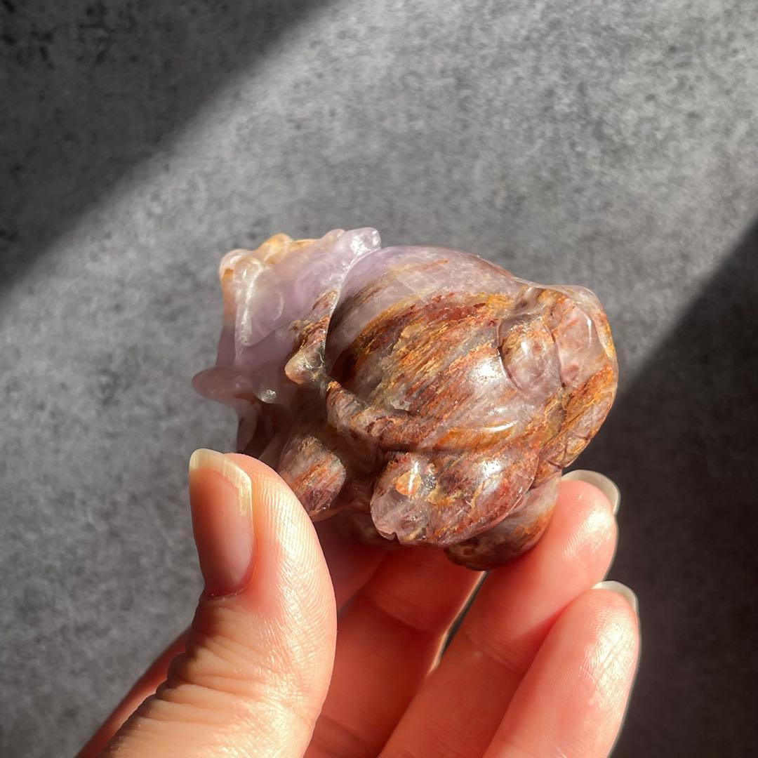 アメジスト 母岩入り 龍亀