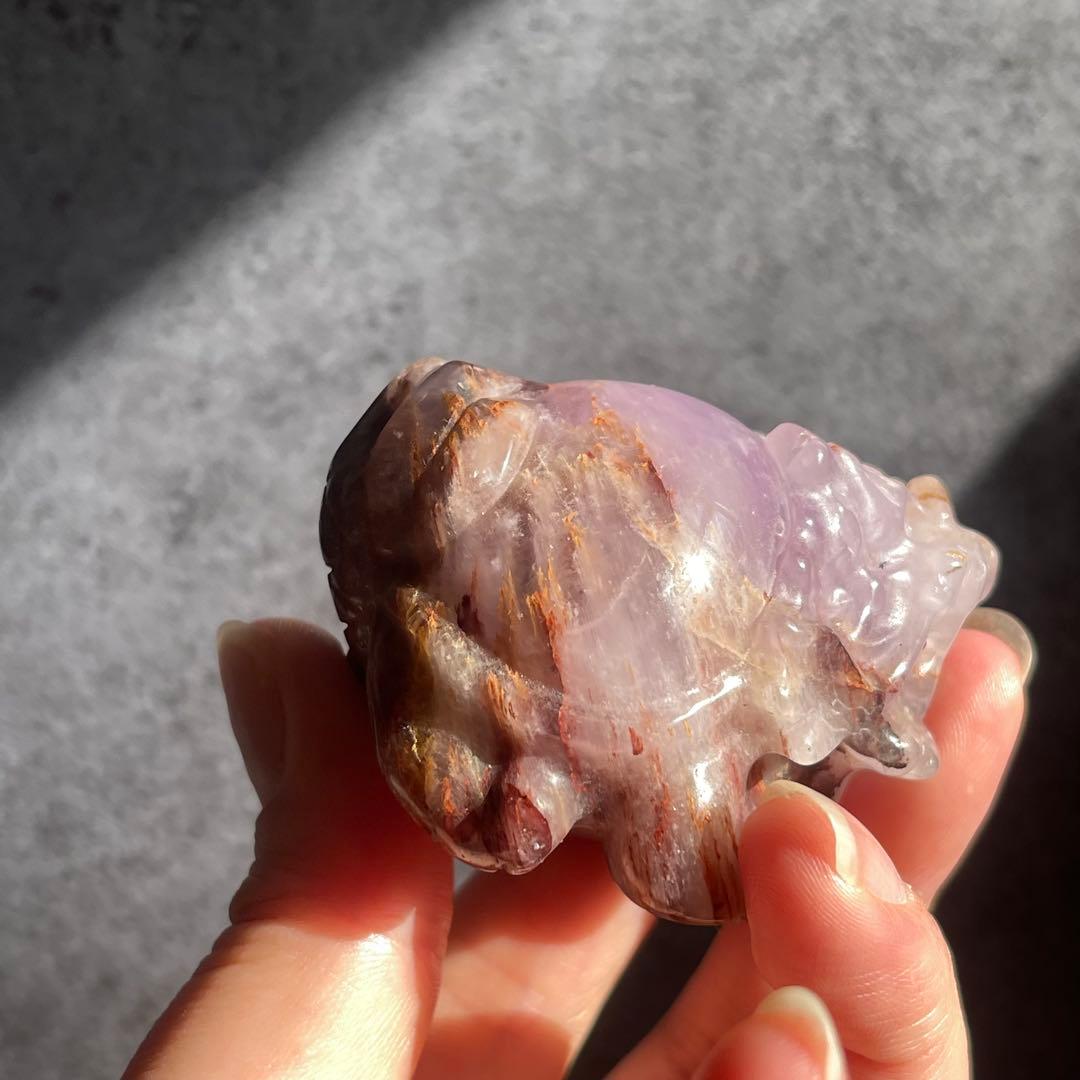 アメジスト 母岩入り 龍亀