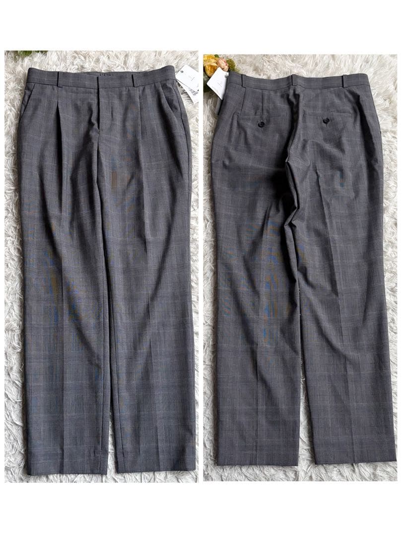 新品タグ付き♡グリーンレーベルリラクシング スーツ上下 ノーカラー 42