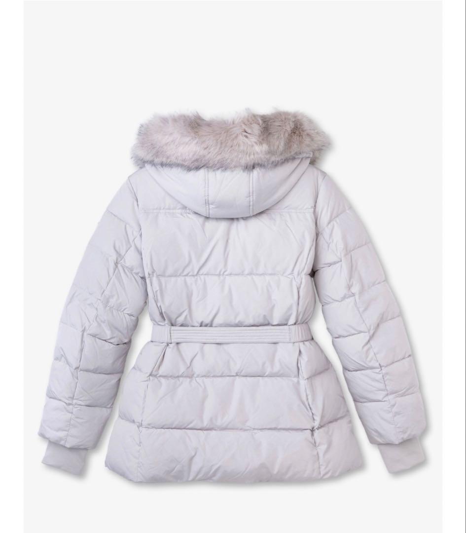 マイケルコース　ファー トリム キルティングベルテッド パファー ジャケットＸＳ