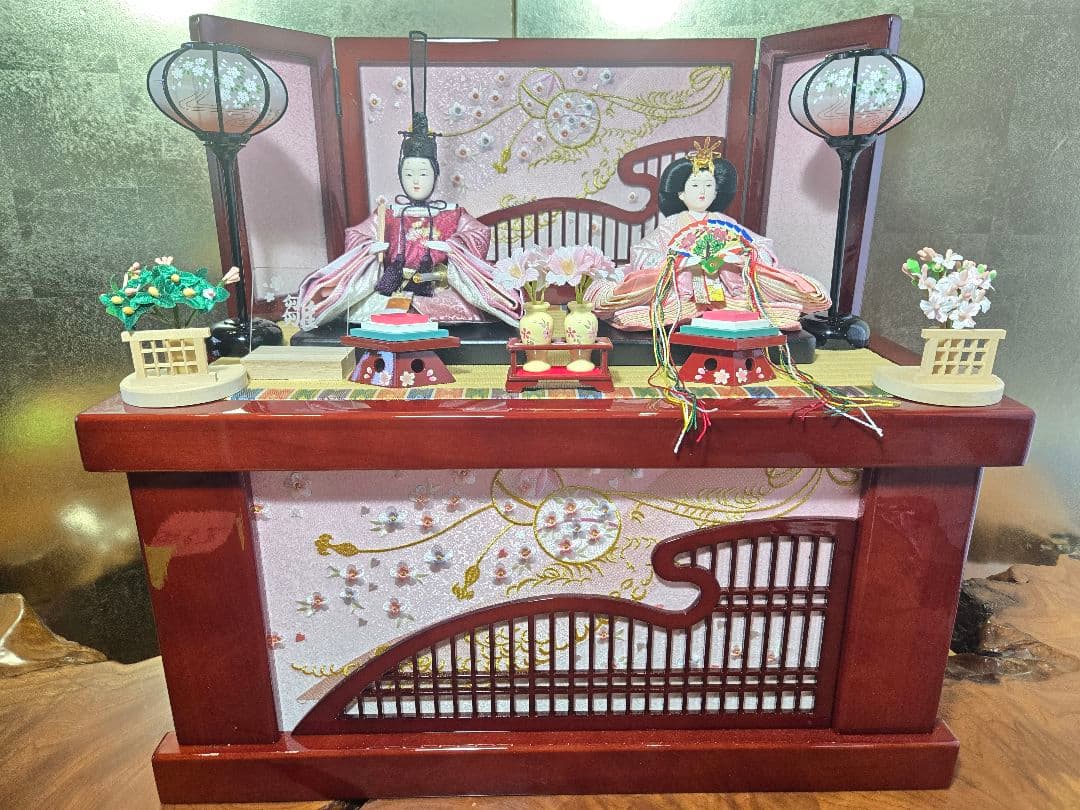 【一点限り】雛人形 収納飾り　SH52