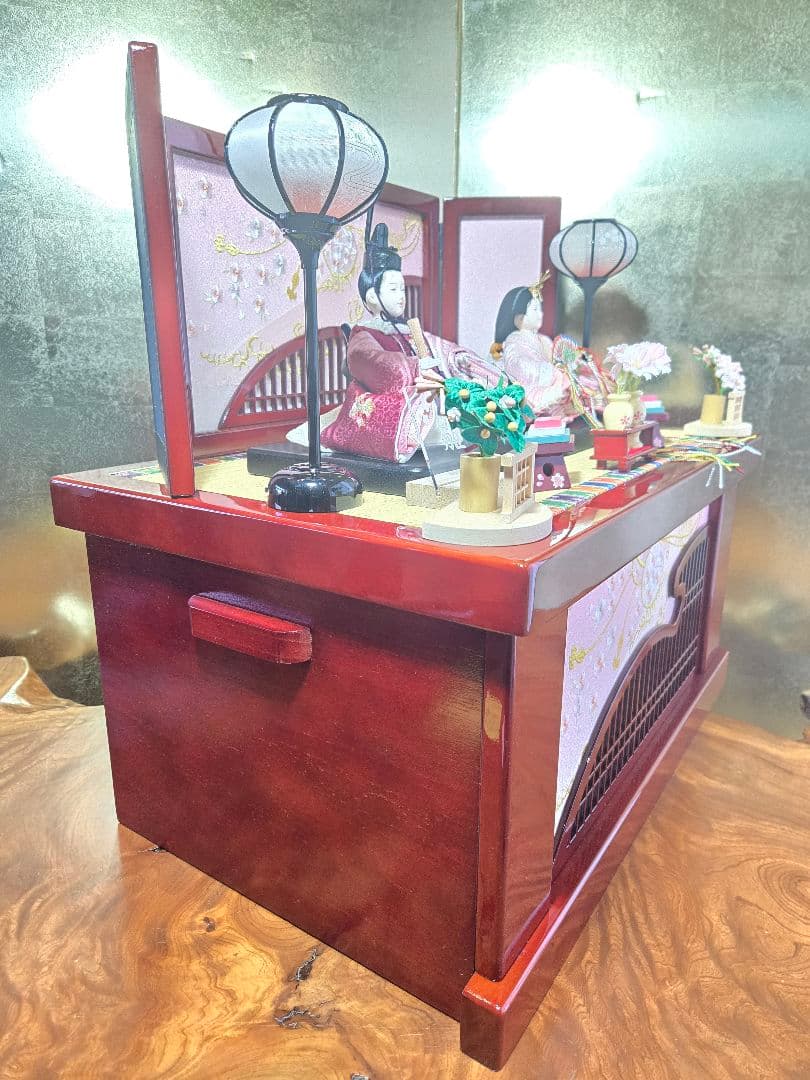 【一点限り】雛人形 収納飾り　SH52