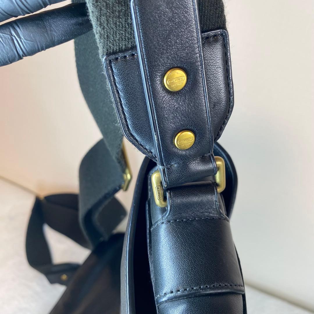 COACH オールドコーチ メンズ メッセンジャーバッグ 本革