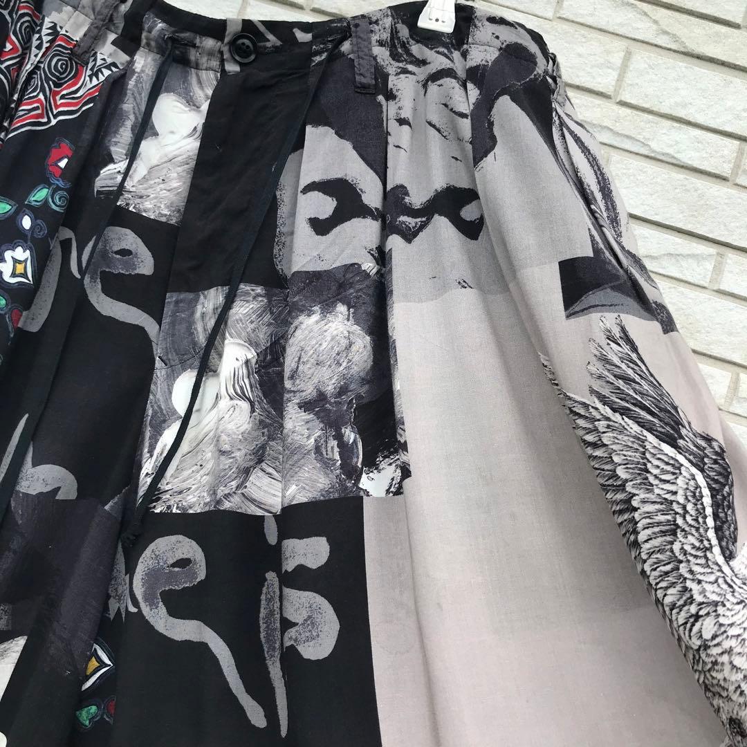 ブラックスキャンダルヨウジヤマモト　パンツ　3　レーヨン100