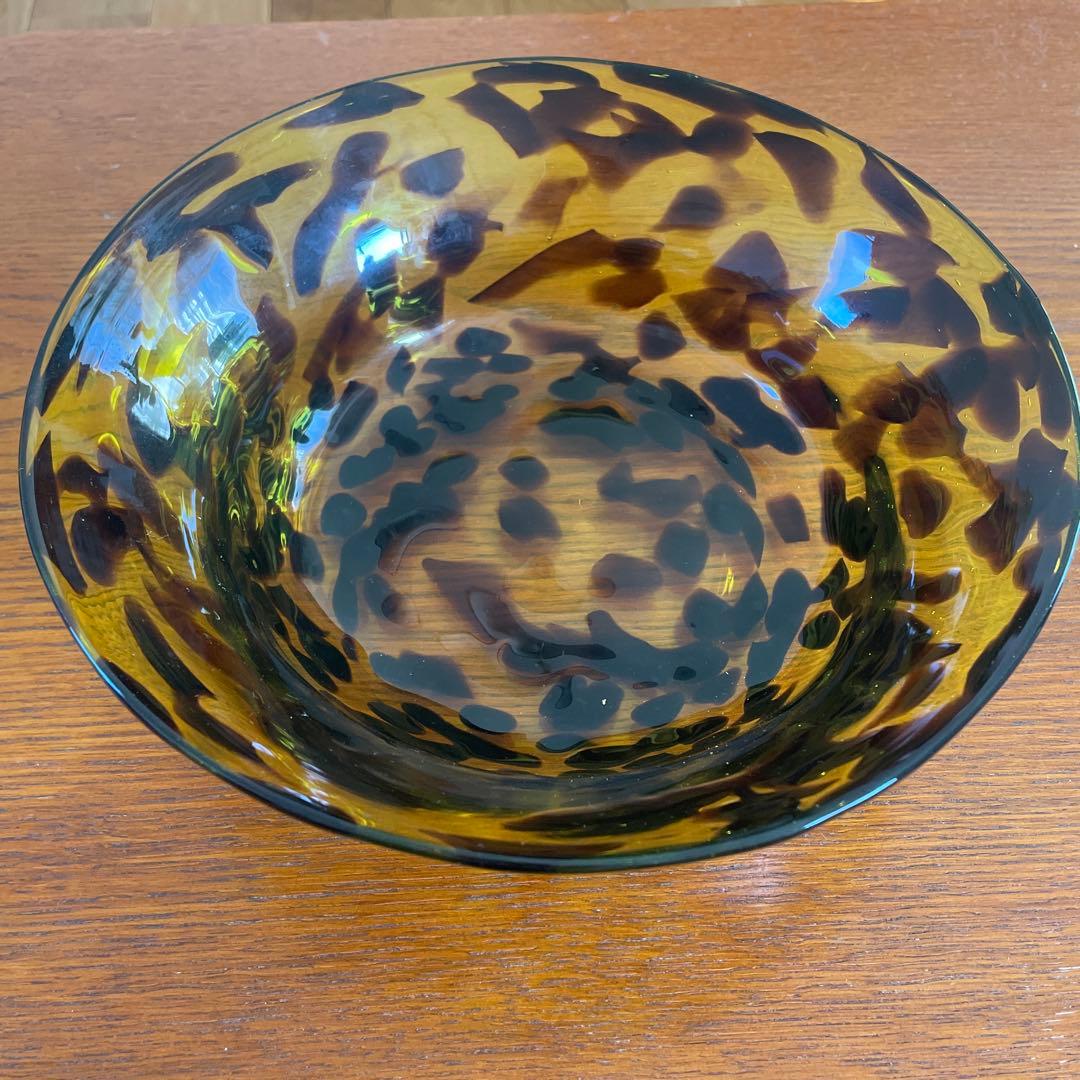 【昭和レトロ】スガハラガラス　ニューサバンナガラスボウル　24㎝