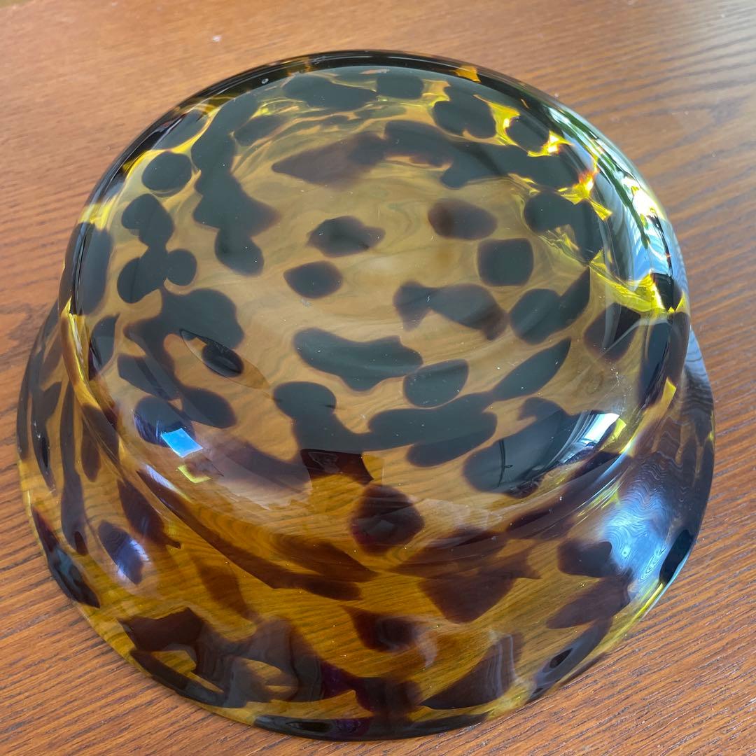 【昭和レトロ】スガハラガラス　ニューサバンナガラスボウル　24㎝