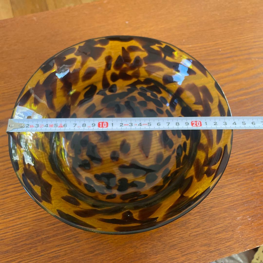 【昭和レトロ】スガハラガラス　ニューサバンナガラスボウル　24㎝