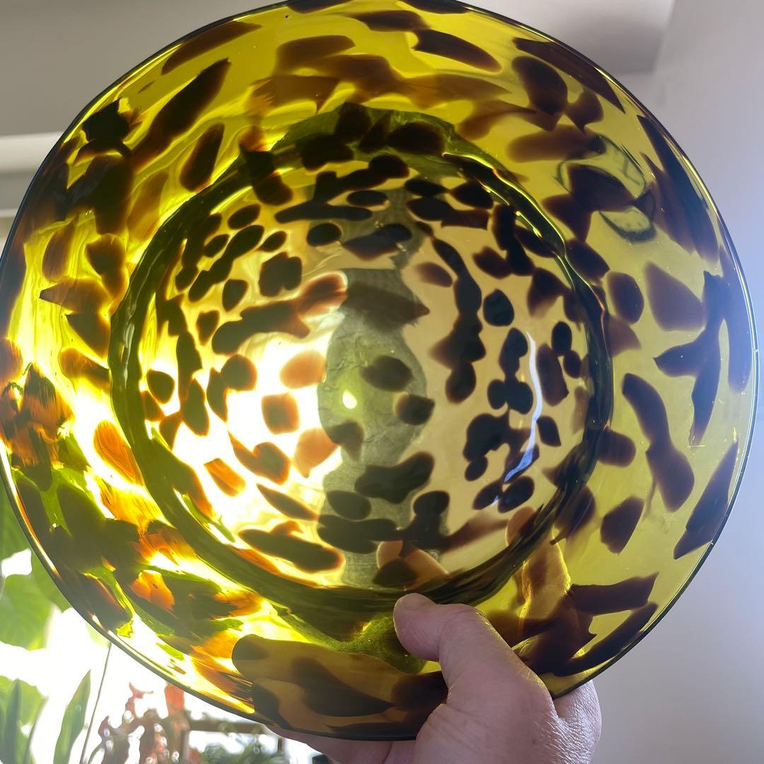 【昭和レトロ】スガハラガラス　ニューサバンナガラスボウル　24㎝