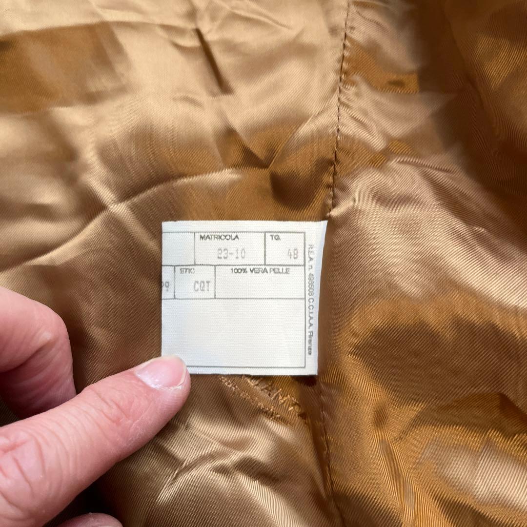 CINQUANTA （チンクアンタ） スウェードレザー シングル ライダース