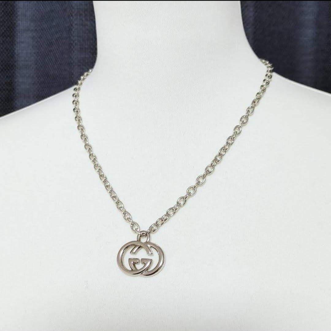 【GUCCI】定番GGチャームトップネックレス★美品!!★確実正規品