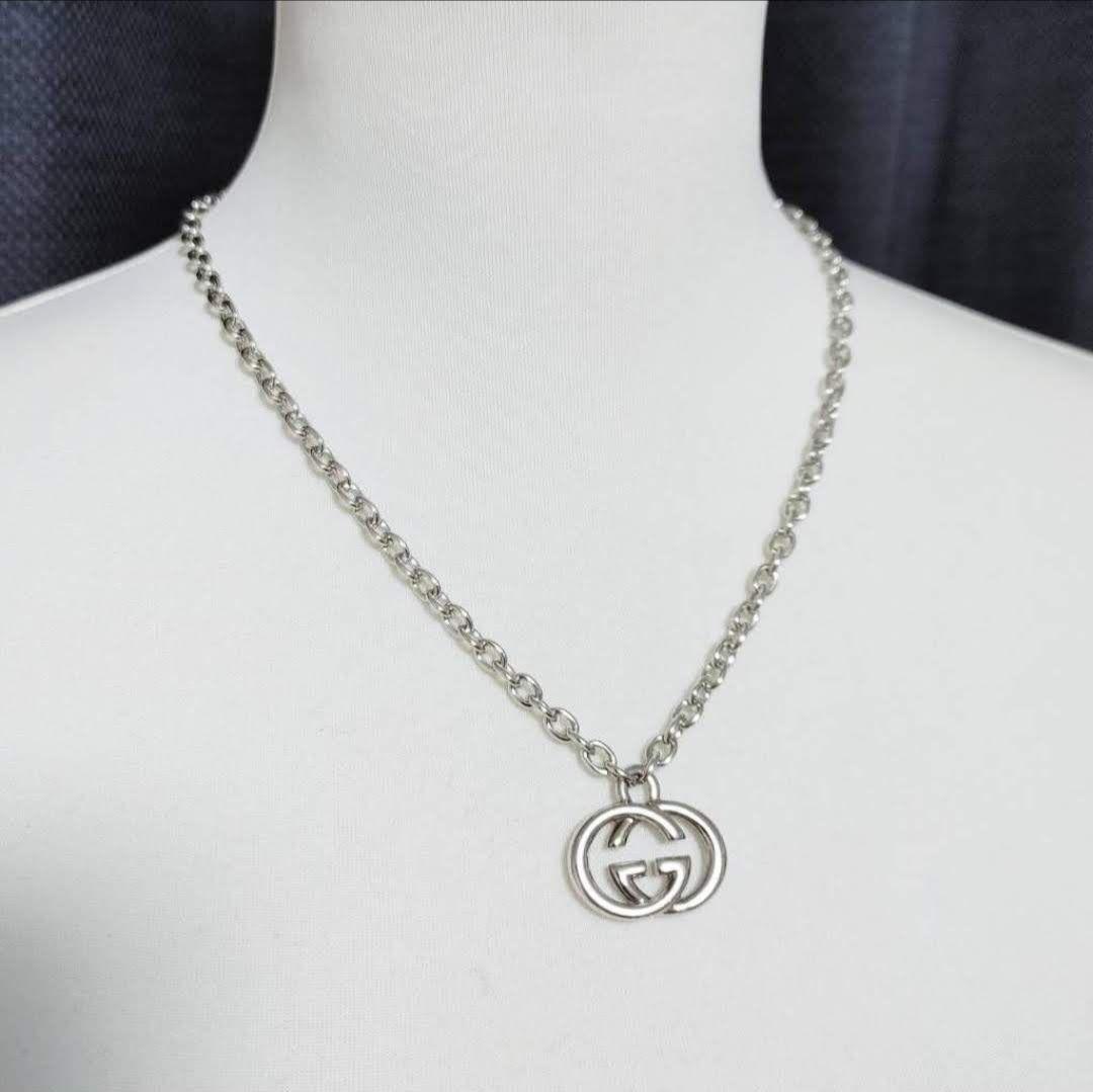 【GUCCI】定番GGチャームトップネックレス★美品!!★確実正規品