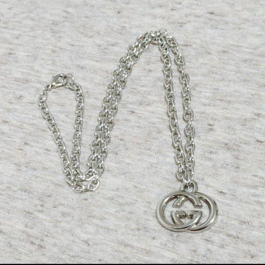 【GUCCI】定番GGチャームトップネックレス★美品!!★確実正規品