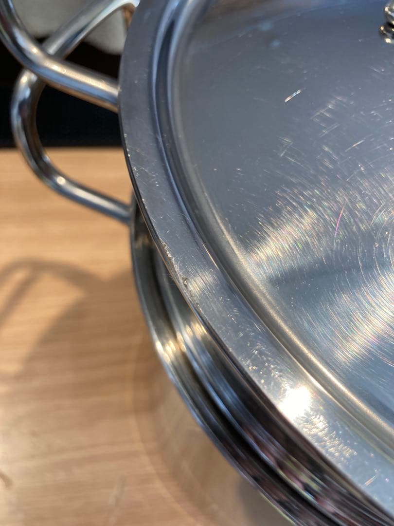 ジオ・プロダクト パスタポット 21cm GEO-21P 日本製 IH対応 中古