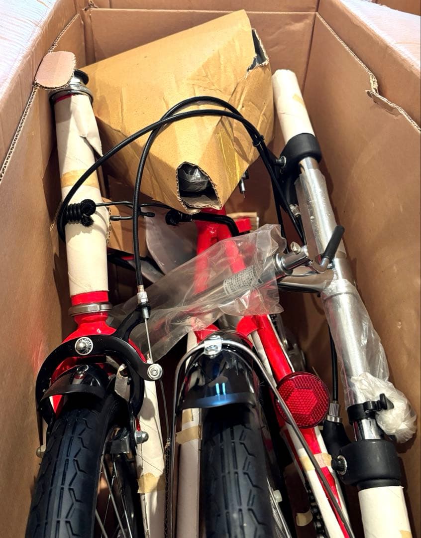 新品未使用　ペコちゃんサイクル折りたたみ自転車