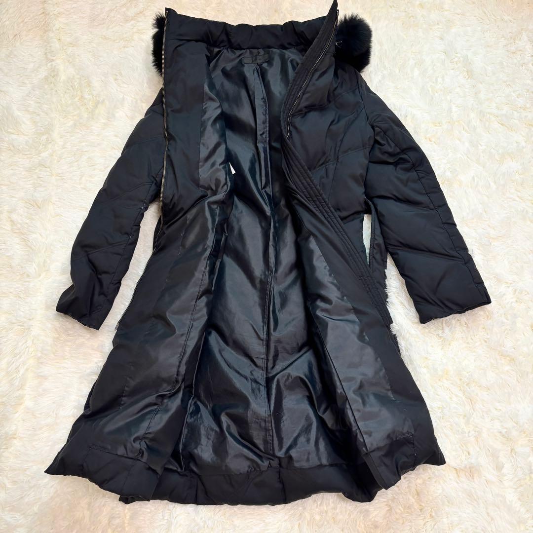 【最終セール】iCBアイシービー／オンワード樫山２WAYフード付きダウンコート