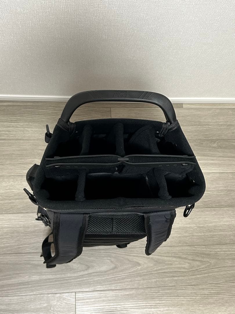 美品 PGM ゴルフ キャディバッグ リュック ダブルショルダー 背負える