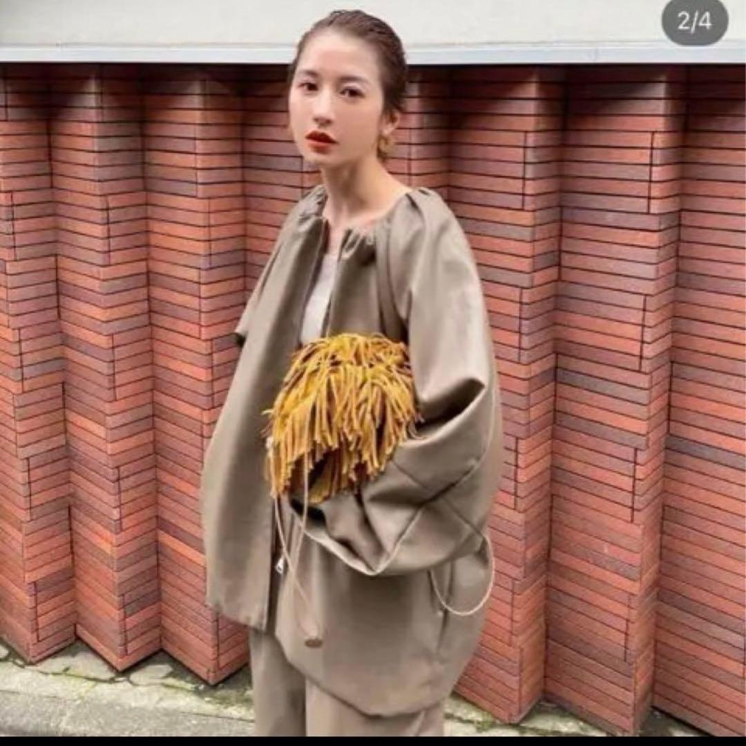 クラネ　clane EGG FAKE LEATHER JACKET