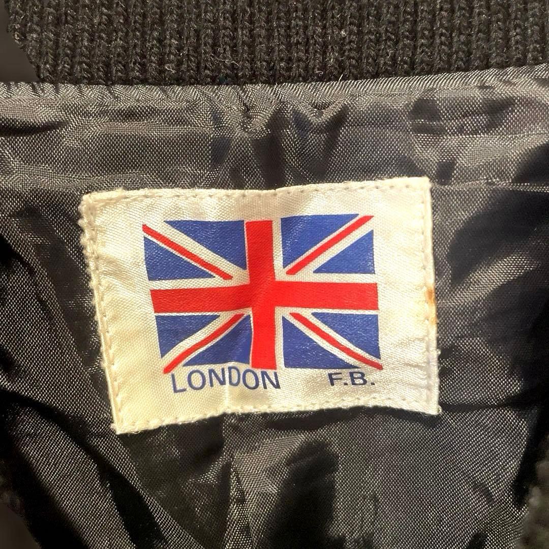 LONDON F.B. 竹虎スカジャンベロア　ヴィンテージ