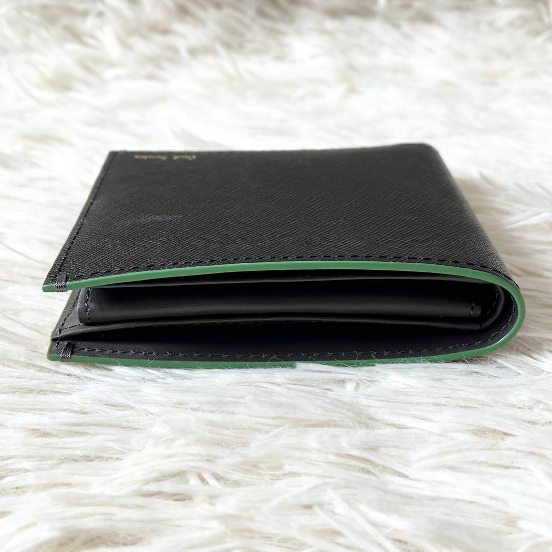 新品未使用✨PaulSmith ポールスミス　二つ折り財布　ブラック　レザー