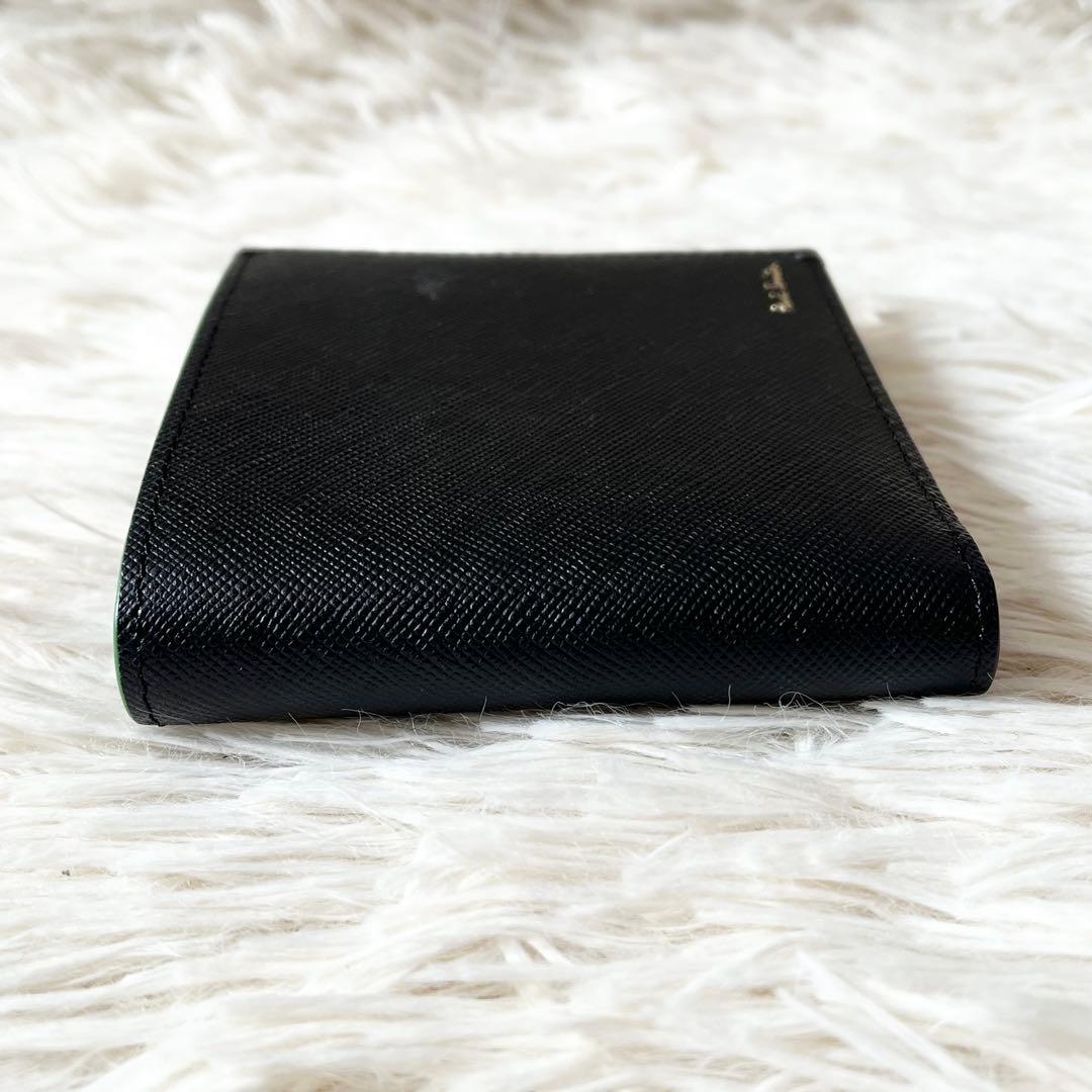 新品未使用✨PaulSmith ポールスミス　二つ折り財布　ブラック　レザー