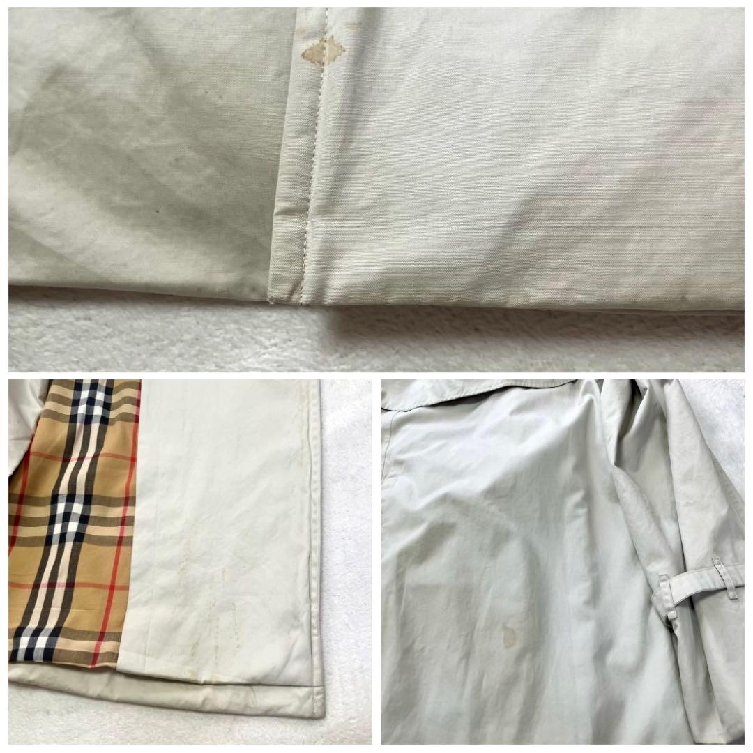 バーバリー　トレンチコート　ライナー　裏ノバチェック　大きめ　ロング128 XL