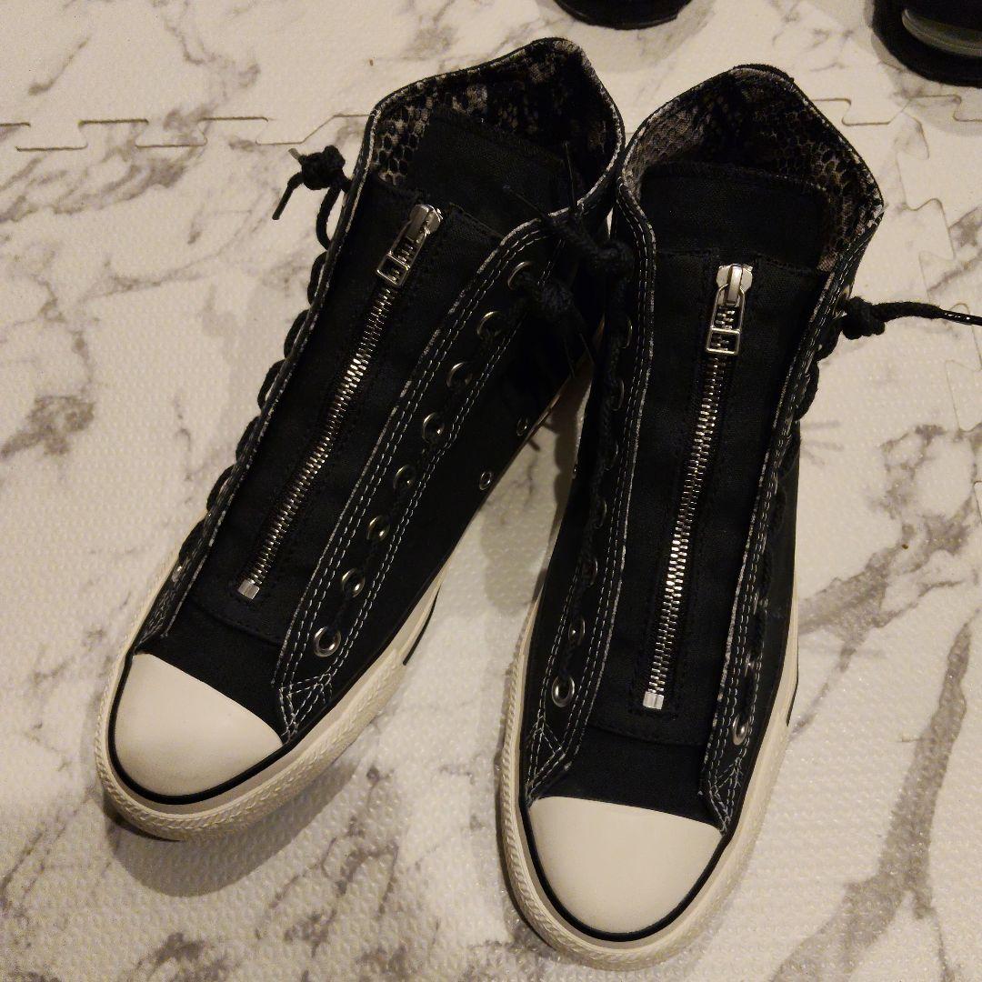 コンバース ノンネイティブ ブラック ジッパースニーカー キムタク 木村拓哉