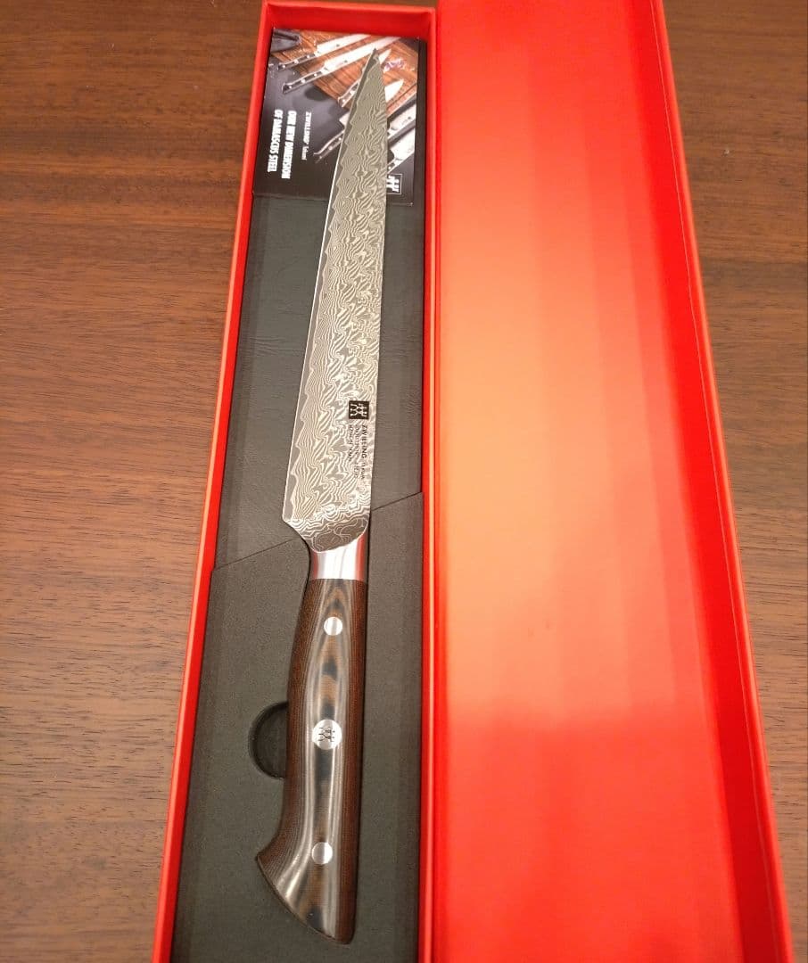 ツヴィリング TAKUMI カービングナイフ 23cm　筋引き包丁　ヘンケルス