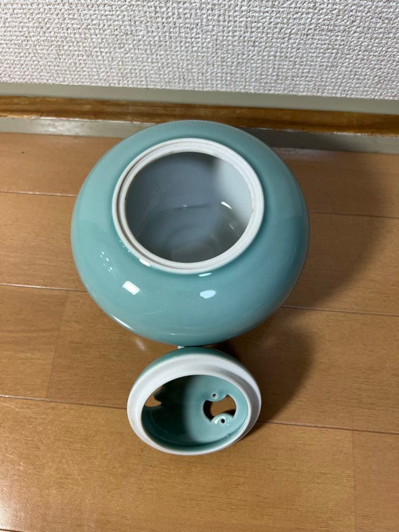 120 深川製磁　青磁香炉　未使用