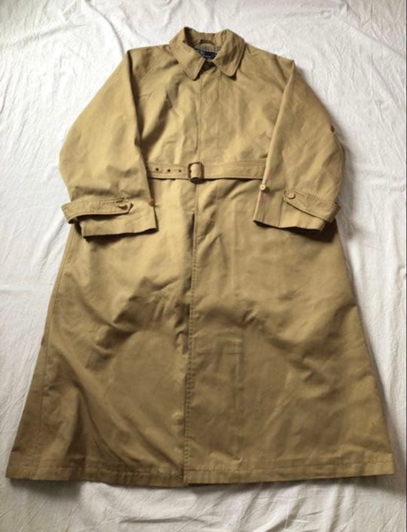 希少 80s 一枚袖 ラルフローレン 玉虫 バルマカーンコート ステンカラー