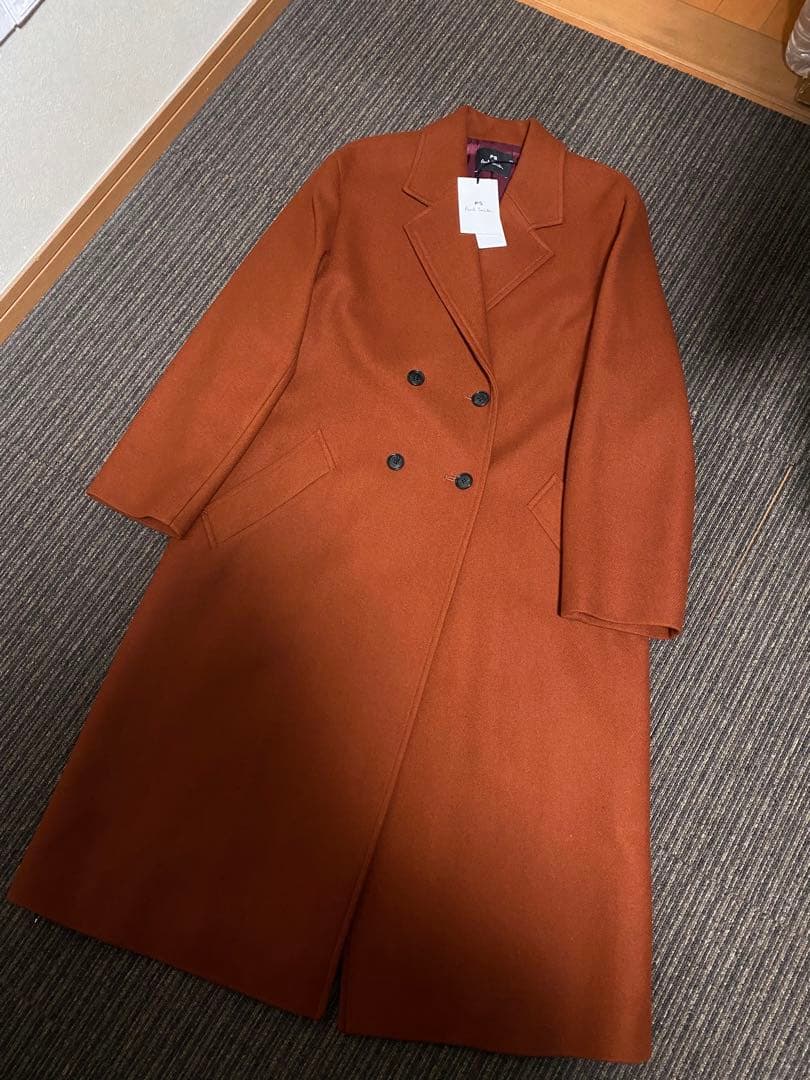 Paul Smith ポールスミス ウールカルゼ ダブルチェスターコート44L