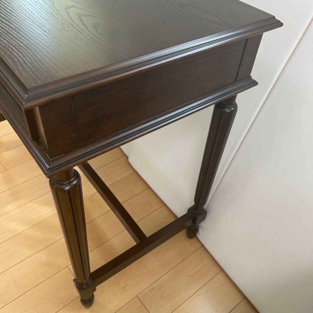 アンティーク　コンソール　英国　デスク　ウォールナット　クラシックデスク　美品
