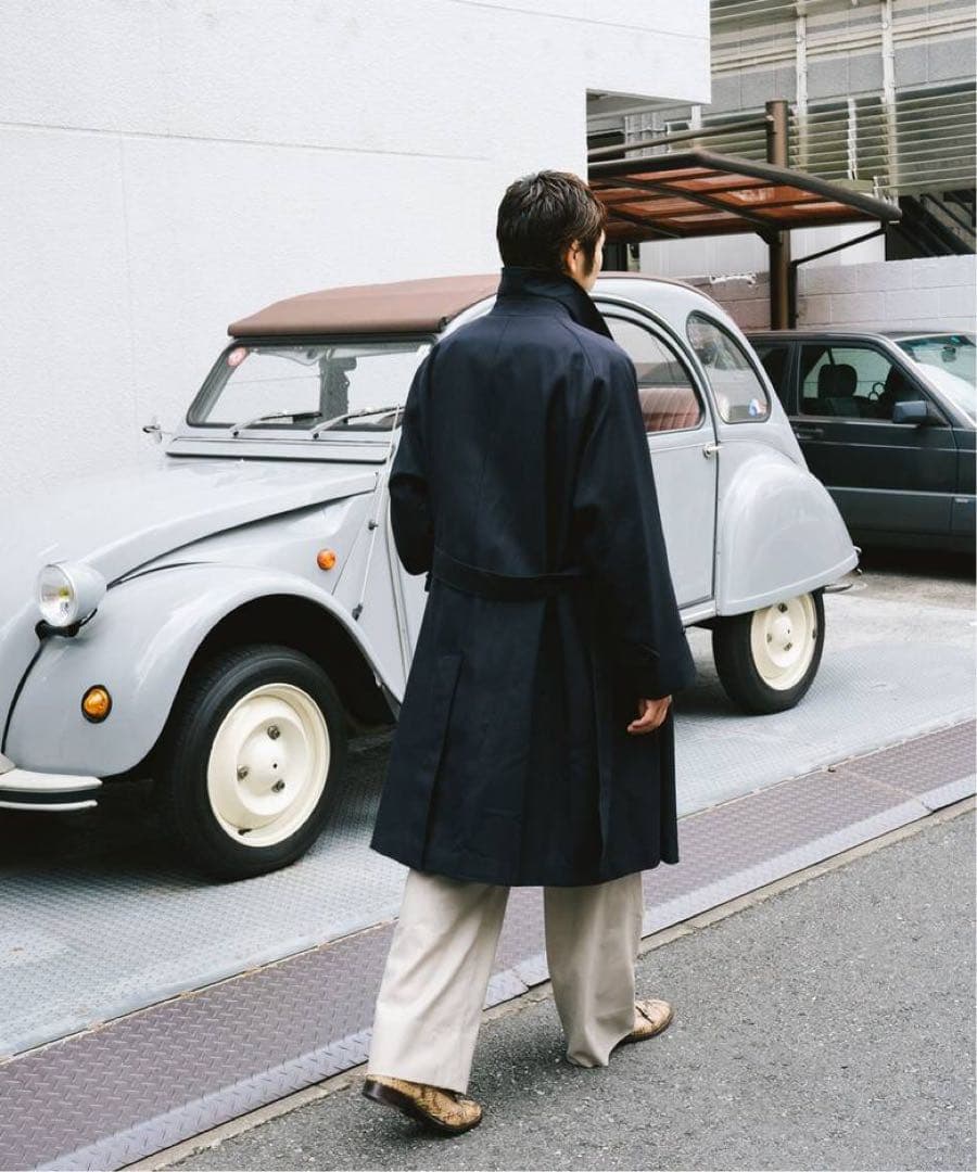 【LE / エルイー】ウール バルカラー コート　24aw l'echoppe