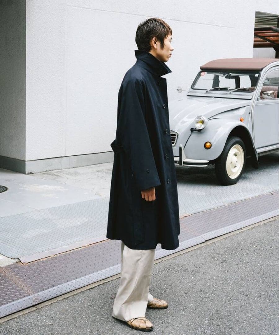 【LE / エルイー】ウール バルカラー コート　24aw l'echoppe