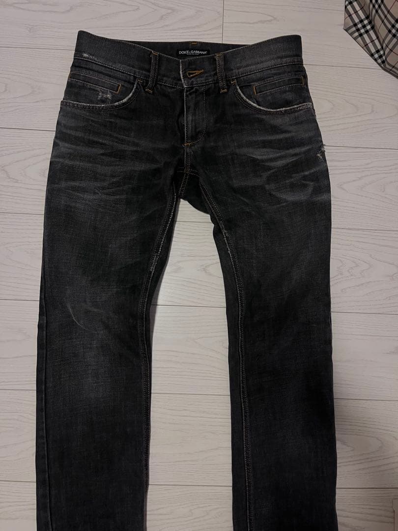“Dolce & Gabbana” Straight Black Denim