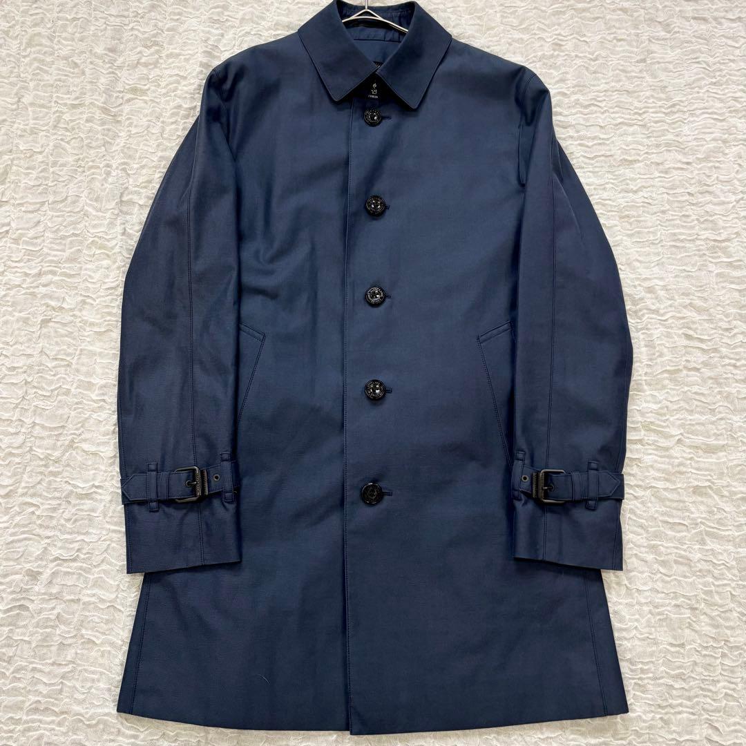 【ブラックレーベルクレストブリッジ】 ライナー付 ステンカラーコート　M