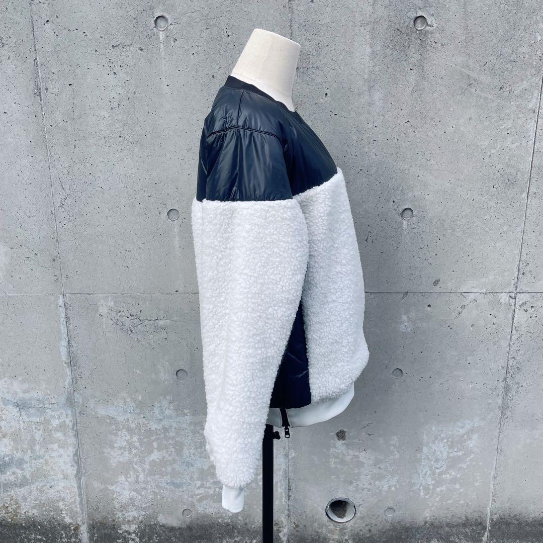 Jack Bunny 中綿リバーシブル ネイビー × 白 ブルゾン メンズ