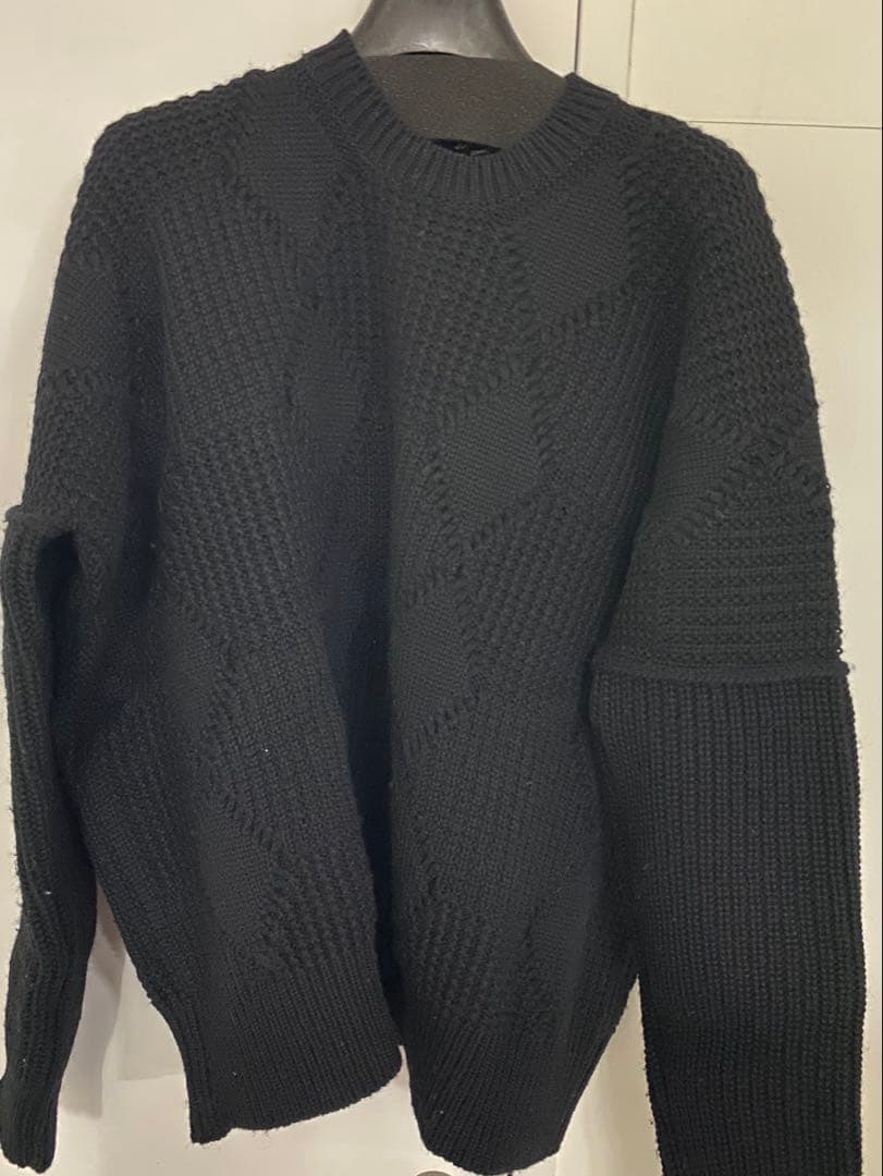 2016秋冬コムデギャルソンジュンヤワタナベ美品編み込みざっくりニット激安