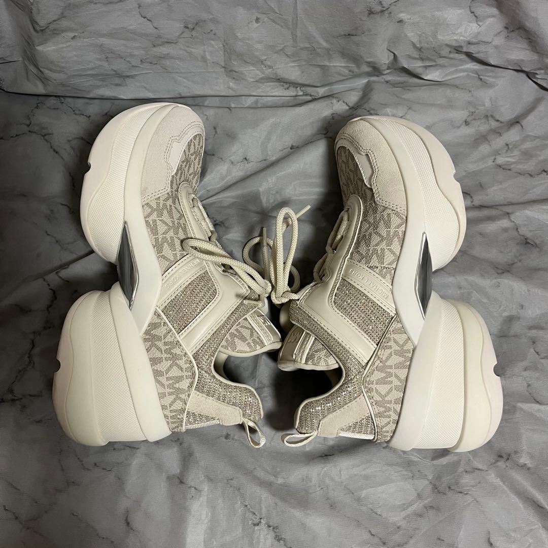 【美品】MICHAEL KORS Vanilla Combo スニーカー