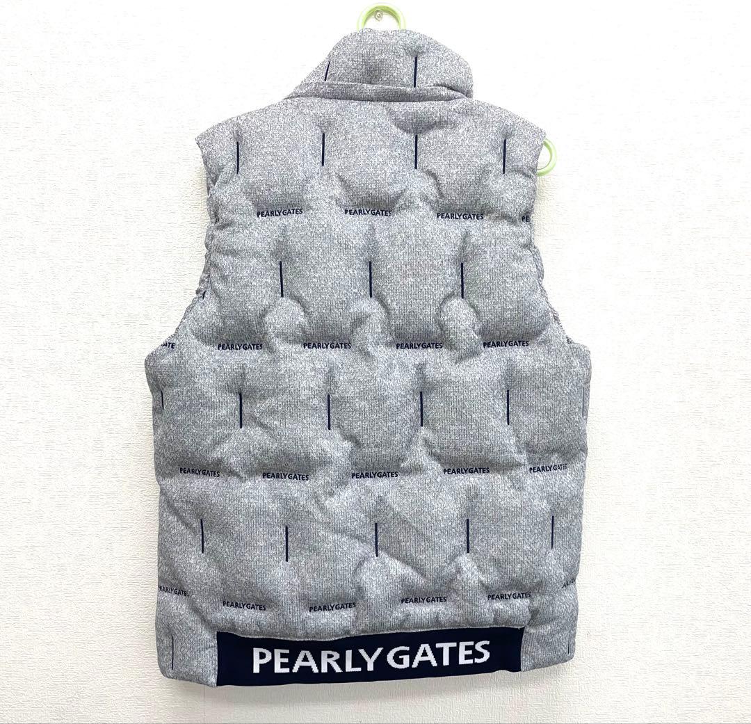 パーリーゲイツ　PEARLY GATES　クォーターリバー 中綿ベスト　帽子付き