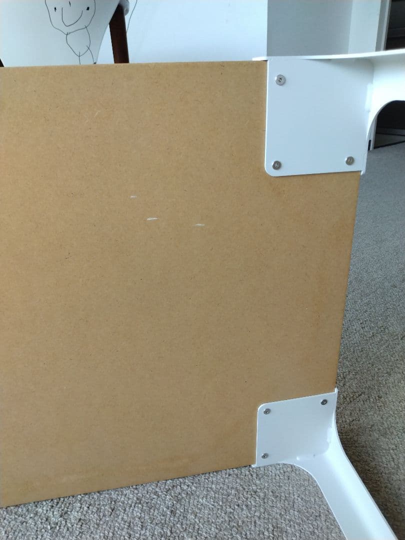 【訳あり】MUJI無印良品 スチール脚木製デスク/オーク材90cm学習机テーブル